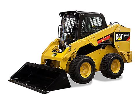 2018 cat 246d skid-steer loader|246b skid raise cab.